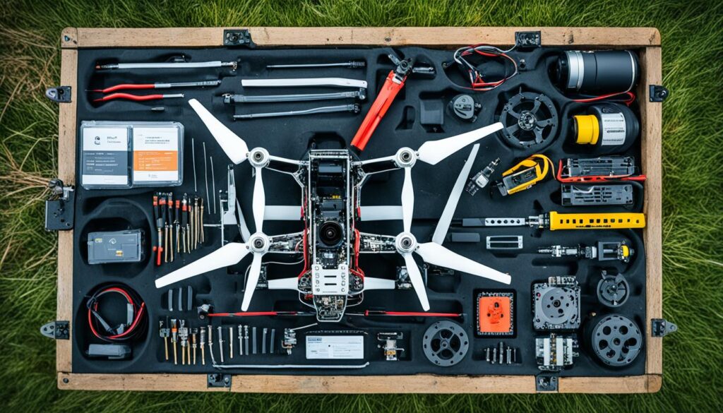 Drone maintenance process assessing motor integrity