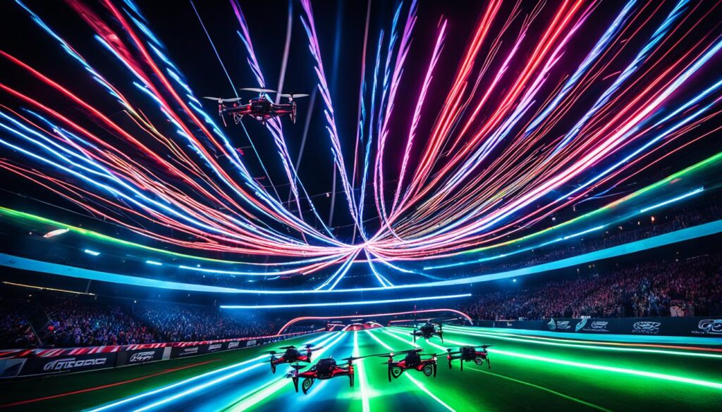 Professional Drone Racing Circuit Highlights