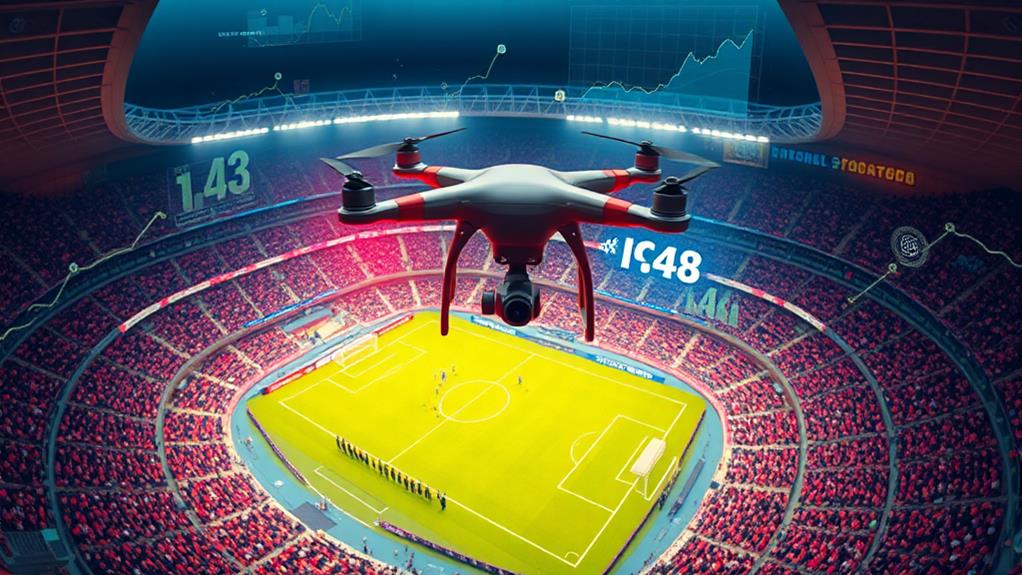 drones enhance fan engagement