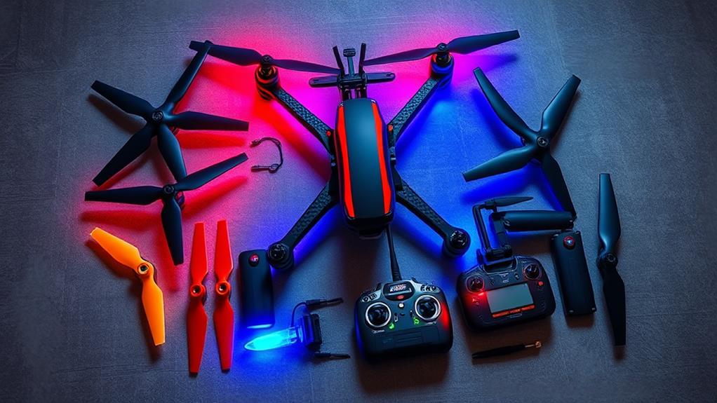 essential drone hardware parts