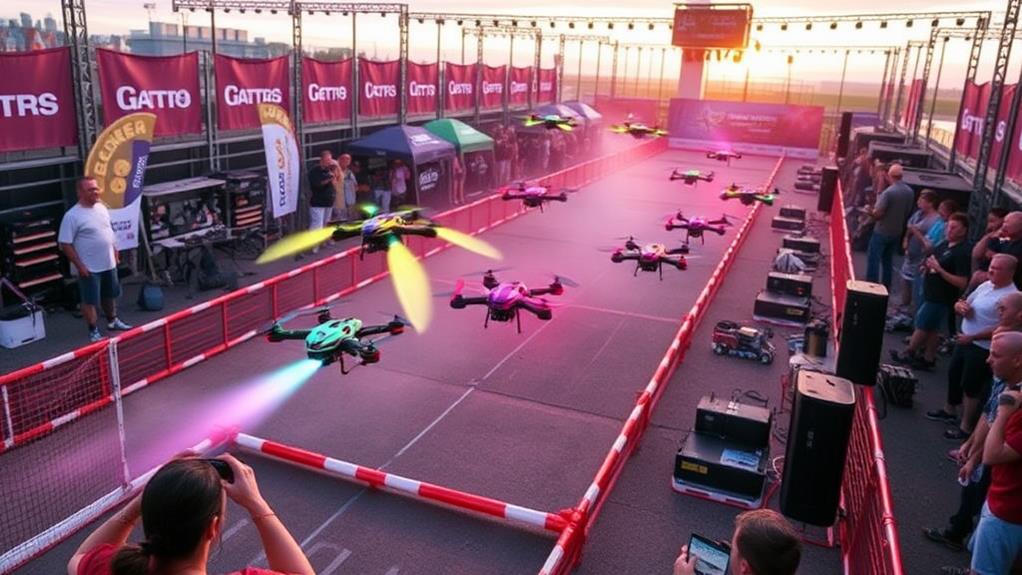 networking enhances drone racing