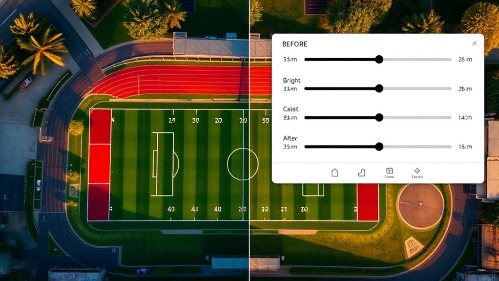 post processing image enhancement techniques